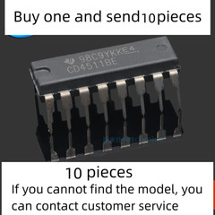 10 piece set CD4511BE in-line DIP-16 BCD to 7 segment LED driver 3V~ 18V