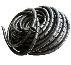 Spiral Wrap Cable Binding Tidy Leads on TV / PC / Home Cinema / CCTV Wires Hide
