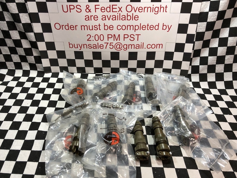 LOT OF 10 GLENAIR BACKSHELL 31461-E4122S04061S0555, MS3057-6A #BOX 13 “E2”