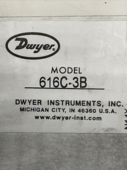 NEW! DWYER 616C-3B Pressure Transmitter_1.5-0-1.5_#MULTIPLE IN STOCK_FAST SHIP!
