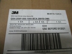 3M QS4-25SP-500-1000-BCA-20019-CMS COLD SHRINK INLINE SPLICE KIT FREE SHIPPING