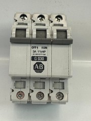 Allen-Bradley 1492-CB3 Manual Motor Controller 3A 480Y/277V 3ph TESTED