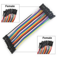 40P Dupont wire 10CM-30CM Cables Line Jumper Connector F-F/M-M/Male to Female