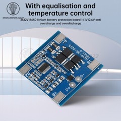 3S 12V 15/20/25/30A 18650 Lithium Battery Protection Board 11.1V 12.6V Balanced
