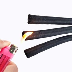Split Braided Sleeving Tube Cable Wire Sheath Flame Retardant Insulation