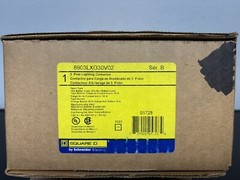 Square D 8903LXO30V02, 30 A, 3-Pole, Open, Multi-Pole Lighting Contactor NEW!