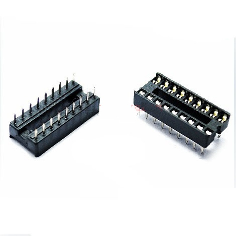 50PCS 18pin 18-Pin DIL DIP IC Socket PCB Mount Connector NEW