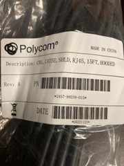 Polycom Cable CAT5E Shielded RJ45 15 ft PN 2457 88039 015 NEW 17977