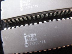 vintage Intel 8080 Lot Microprocessor Eprom Chips