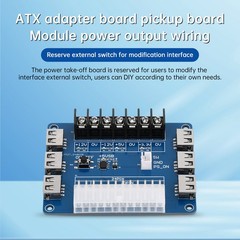 ATX Power Supply Breakout Board USB Charging Desktop Chassis Power Adapter Board