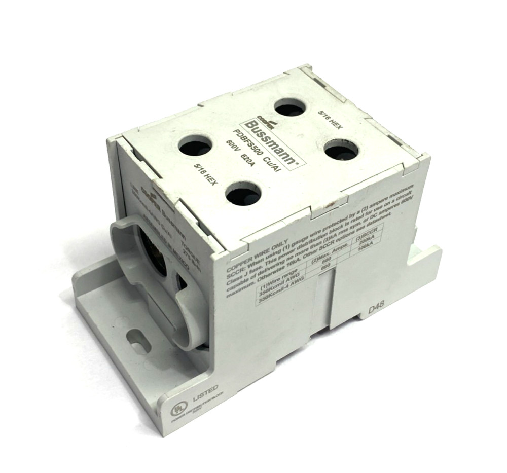 Cooper Bussmann PDBFS500 Power Distribution Block 600V 620A