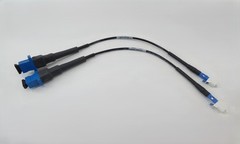 *Lot of 2* Camplex HF-SM-SCF-LCM SC Female to LC Male Tactical Fiber Optic Ca…