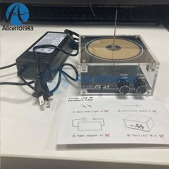 Bluetooth Music Tesla Coil AC110-240V 120W 10cm High Frequency Voltage Pulse