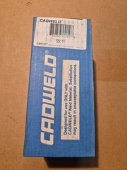 SPLICE CONDUCTOR, SSC-1V, ERICO CADWELD, 2 AWG, STRAIGHT SPLIT BARREL SINGLE END