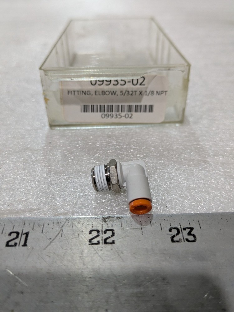 SMC Push-In Male Elbow 5/32 Tube x 1/8 NPT Pneumatic Fitting Industrial 7/ORDER