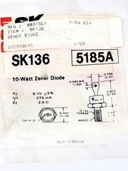 NTE5185A “Original” NTE 9.1V 10W Zener Diode Stud 1 pc