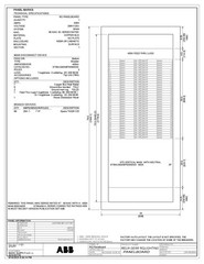 400A Main Breaker Panelboard ABB RQ 208Y/120 – 240D N3R 66-CKT THQB No Feeders