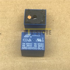 10pcs SRD-03VDC-SL-C 3V DC SONGLE Power Relay SRD-03VDC-SL-C PCB Type