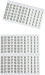 Wire Marker Numbers Book Panel Labels Adhesive Label Cable Markers Sheet Tags