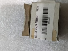Bussmann AGU3 Fast Acting Fuse 250V 3A Glass Tube Automotive Box of 10