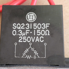 NISSHIN SQ231503F SURGE SUPPRESSOR 0.3uF 150Ω 250VAC