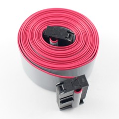 2.54mm Pitch IDC 20 Pin Wire F/F Connector Data Flat Ribbon Cable Length 150CM