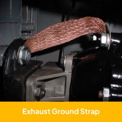1/4″W 5/16″ Automotive Copper Braid Ground Strap Electric Wire Connect Terminal