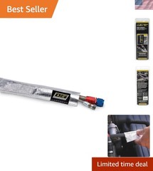Heat Sheath Aluminized Sleeving – 1″ I.D. x 3 ft High-Temperature Heat & Abra…