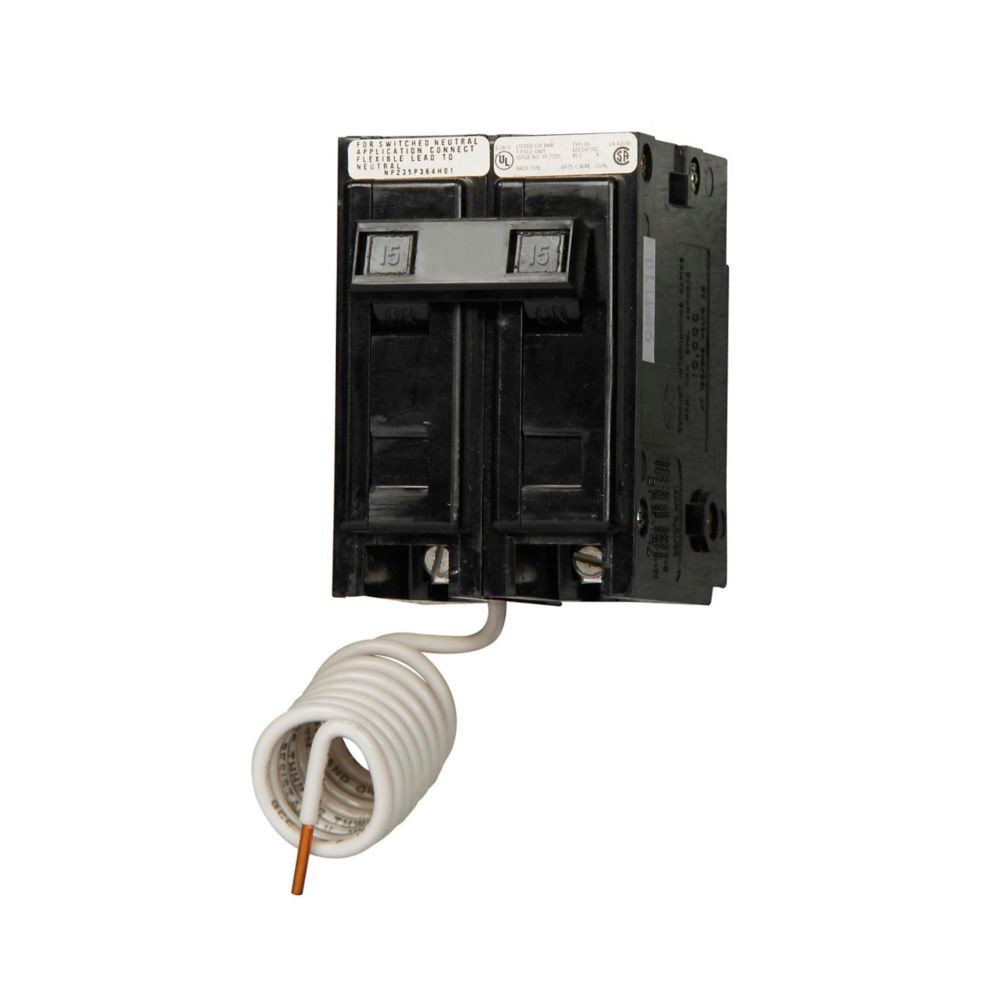 NIB – Eaton – BAB2015 12pcs – Thermal Magnetic Circuit Breaker, 15A, 2-Pole, 120