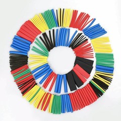 560 PCS. 2:1 HEAT SHRINK TUBING TUBE SLEEVING WRAP CABLE WIRE 5 COLORS 12 SIZES