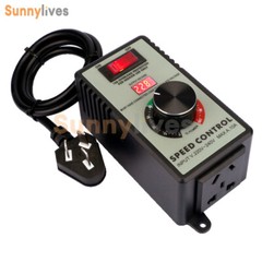 4000W Electronic Voltage Regulator Stepless AC Motor Speed Controller 110V/220V