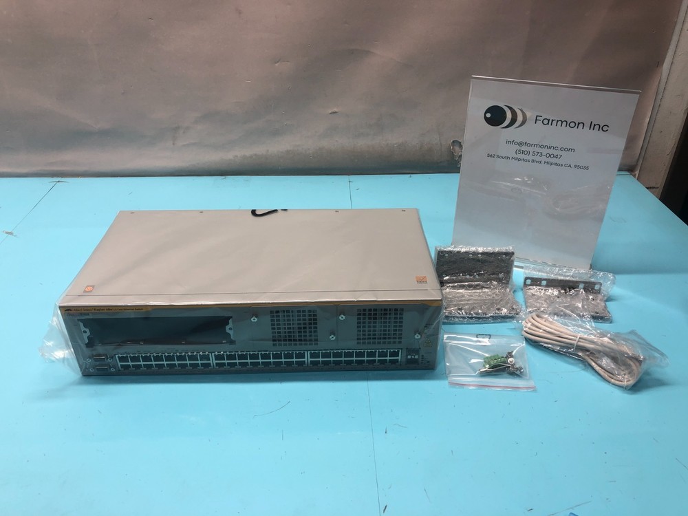 Allied Telesis AT-RP48w-B-85 Rapier 48w Layer 3 L3 Fast Ethernet Switch, 195722