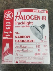11 pack 50W GE Bulbs PAR30 Halogen-IR Indoor track Light Narrow Floodlight