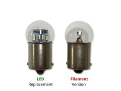 R5W LED Replacement Bulb | 12-Volt | Choose Light Color