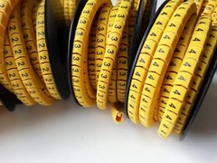 3500 pcs Soft PVC Power Wire Number Marker Set No. 0 ~ 9