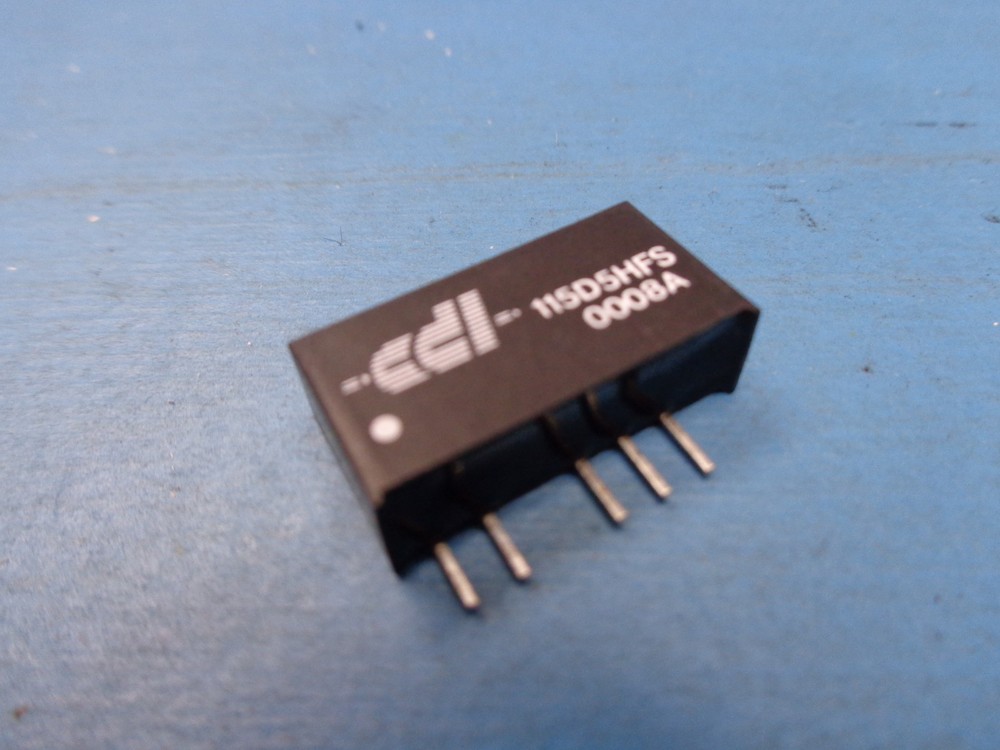 (1) 115D5HFS DC/DC CONVERTER 1W POWER MODULE 5V IN / 15V OUT DUAL OUTPUT NOS NEW