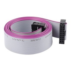 1Pcs 2.54mm Pitch IDC 16 Pin Dual Female Connector Flat Ribbon Cable Wire