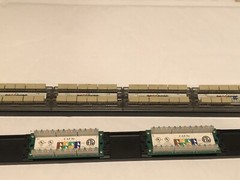 Black Box GigaBase CAT5e Patch Panel – 24 Port And Panel-12 Lot Of 2