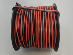GS Power 18 Gauge Stranded Copper Clad Aluminum 200ft Red Black 10 ft or so used