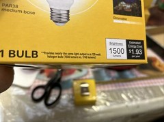 Lot of Three ( 3 ) GE LED 16W PAR38 Bulbs -93128856