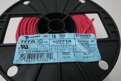 Encore Wire 106100603440 Red Wire 600v 16strand 500ft