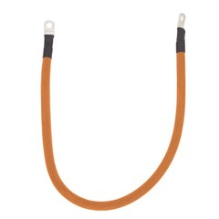 2 AWG Gauge Custom Battery Cable Copper Braided (Orange)