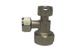 NOS IPEX 3/4” x 1/2” x 1/2” Duratec Nickle Plated Reducing Tee Fitting 438013