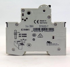 Siemens Circuit Breaker 5SY6102-7 MCB C2 2A 230/400V (4)
