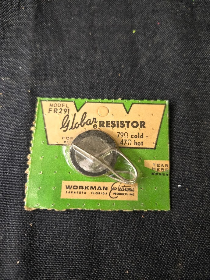 workman electronics globar resistor model fr291