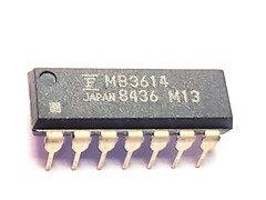 MB3614 “Original” Fujitsu 14P DIP IC 1 pc