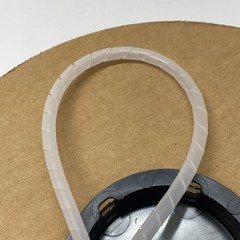 Panduit T25F-C, 0.25″ OD x 100′ L, 3/16 to 2″ Bundle Diameter, Spiral Wrap 30.5m