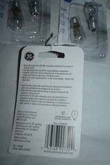 10 GE Clear S6 Light Bulbs 6W 120V Candelabra Base 15820 Specialty Mini Bulb