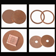 Copper Circular Plate Metal Thin Copper Sheet Sheet Thick 0.8/1/1.5/2/2.5/3mm