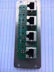 Mencom Ethernet Jack 5 PCB MT FEM RECP, D 24-4MDE45-RJ45-PCB